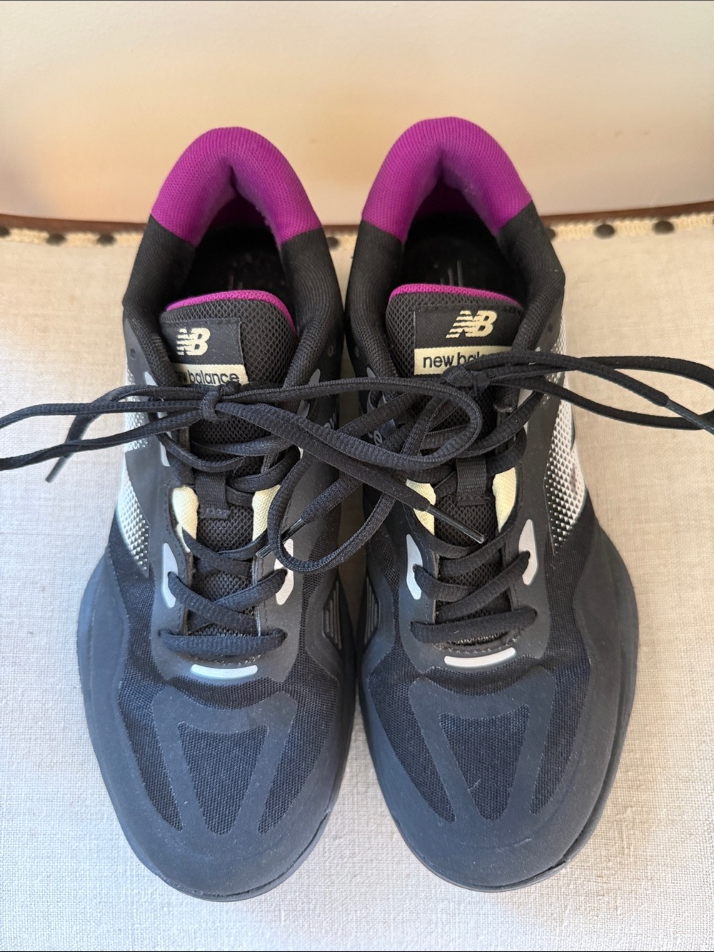 New Balance Women’s Black & Purple Athletic Sneakers